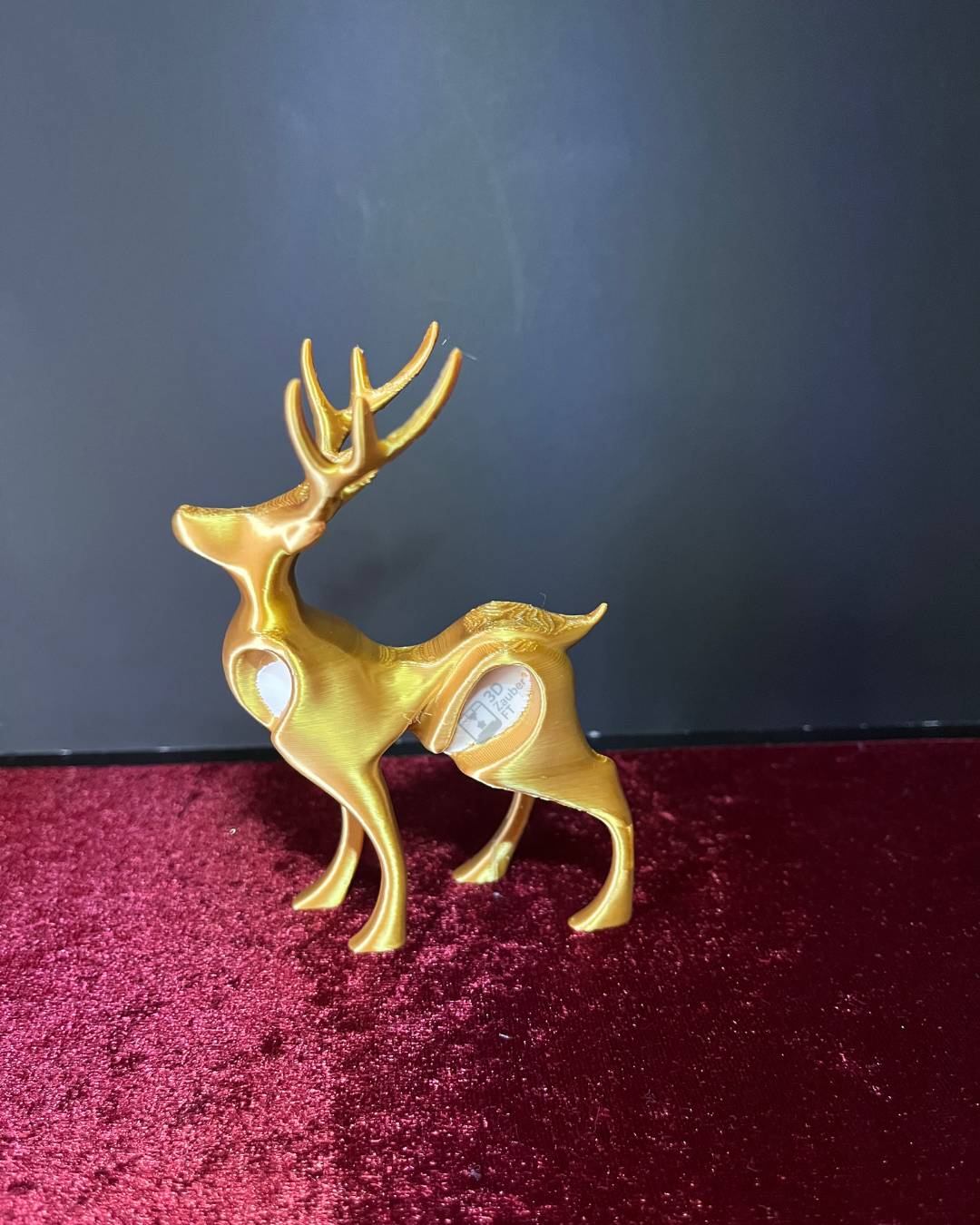 Eleganter moderner Rentier Weihnachts- & Winterzauber