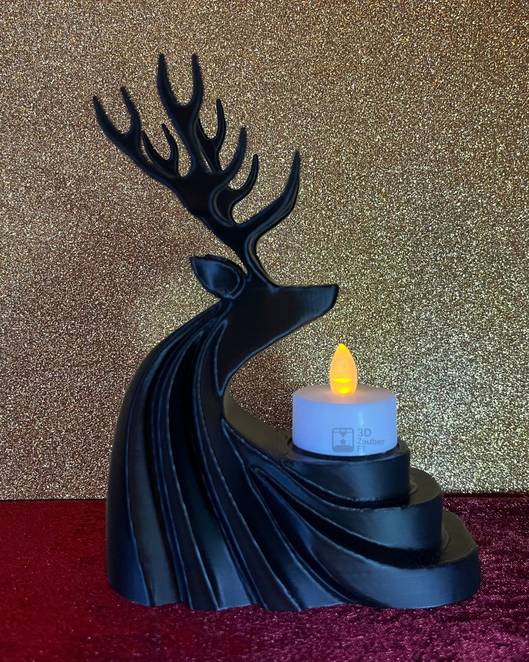 Eleganter Gleitform-Hirsch als Deko