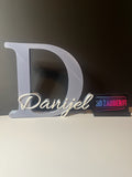 Personalisierter 3D-Buchstabe mit Namen D